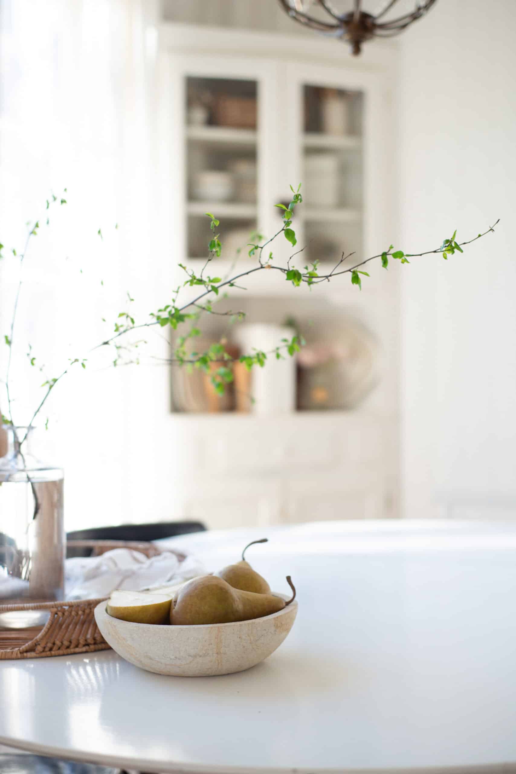 intentional design with beautiful styled kitchen