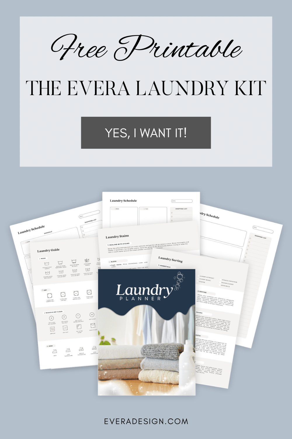 how to sort laundry printables