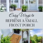 easy small front porch ideas on a budget