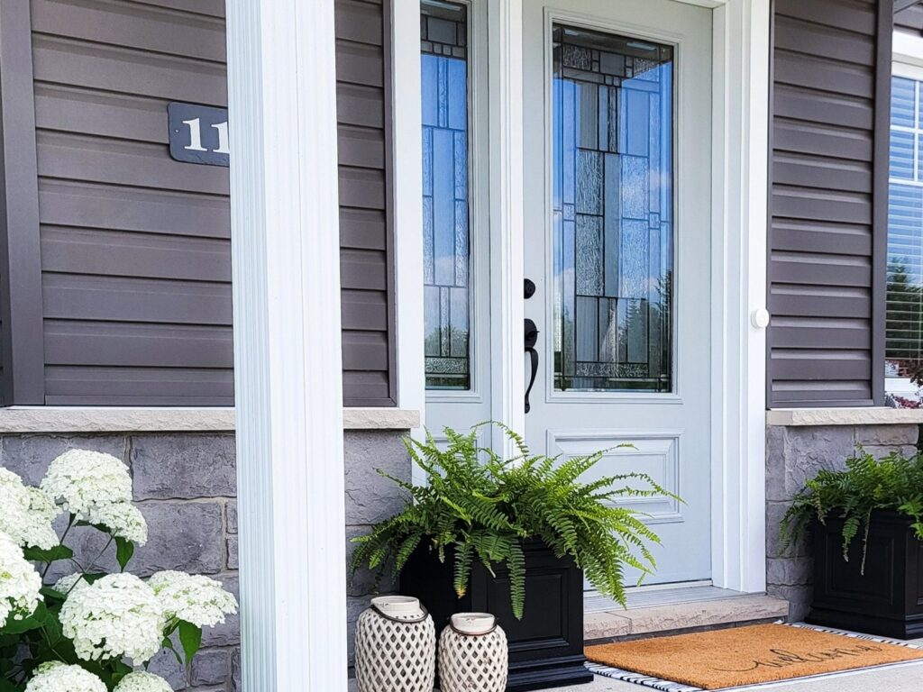 welcoming front porch