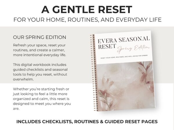 a gentle spring reset