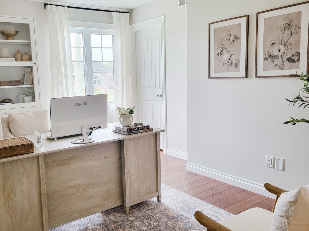 home office, clutter free home