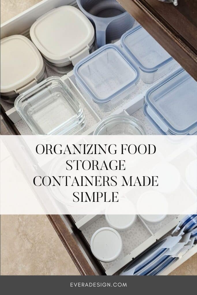 Organizing Food Storage Containers Made Simple