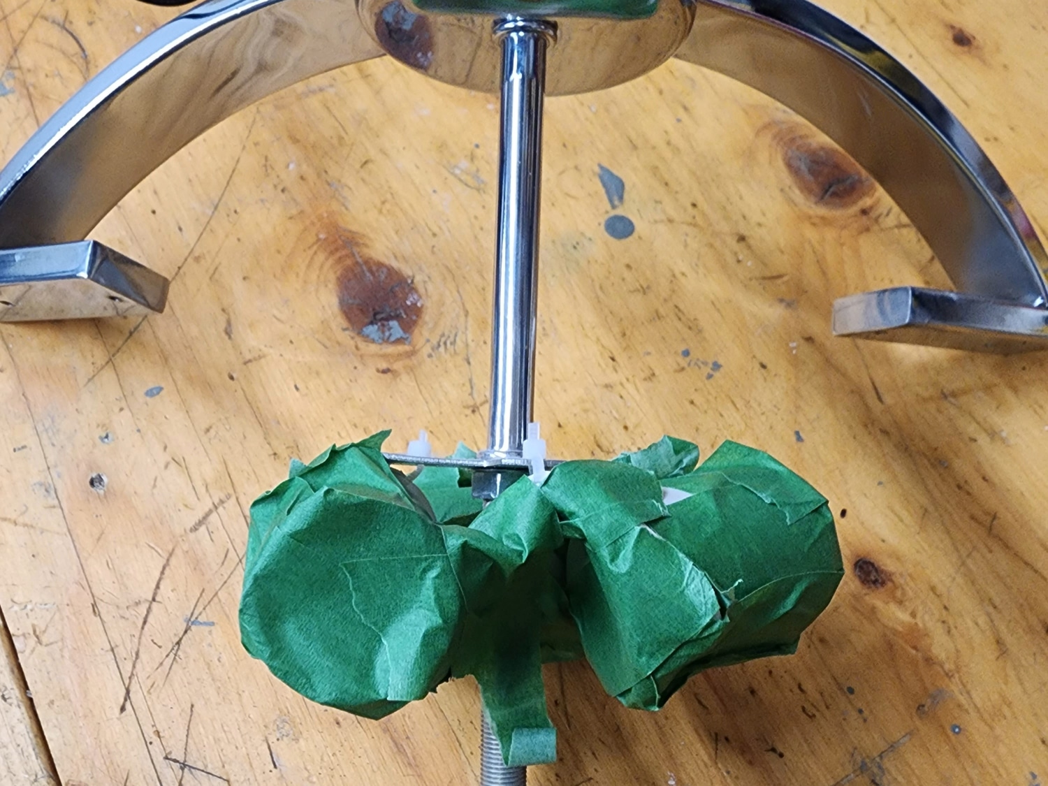 mask electrical components on light fixture