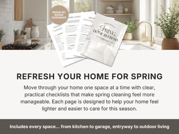 spring cleaning checklist