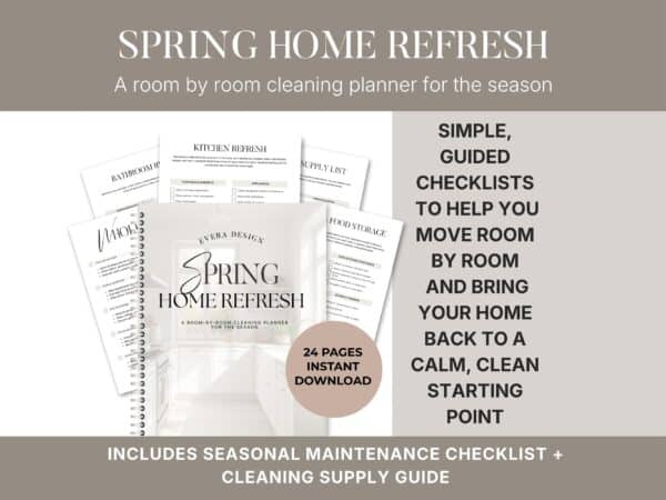 spring cleaning planner