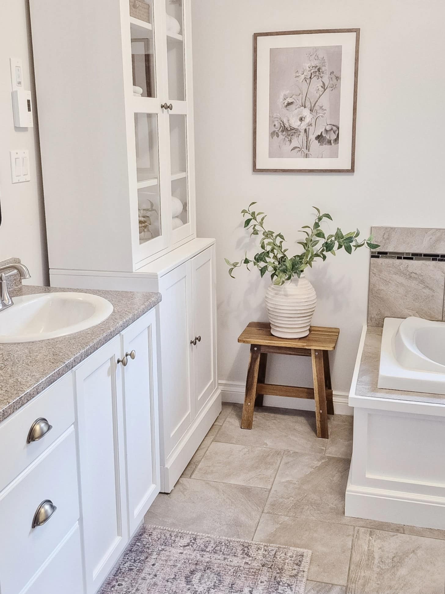 bathroom update on a budget