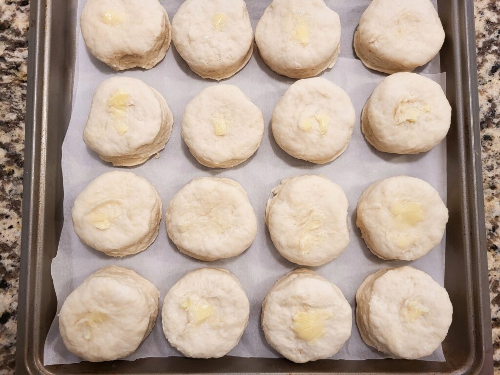 butter and bake