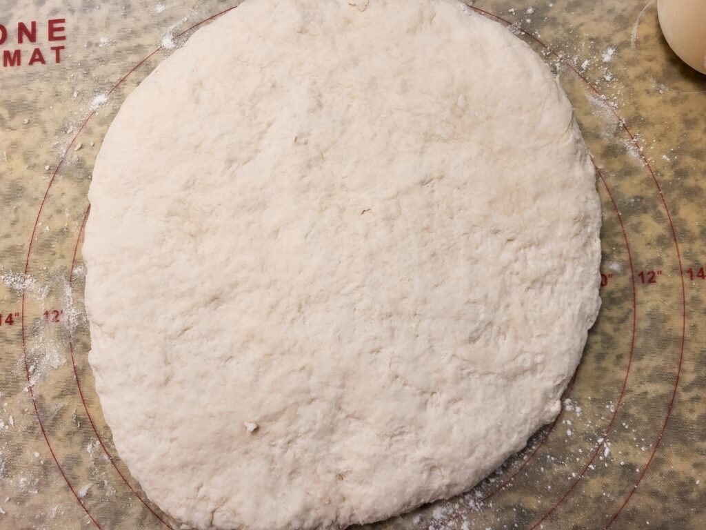 knead gently
