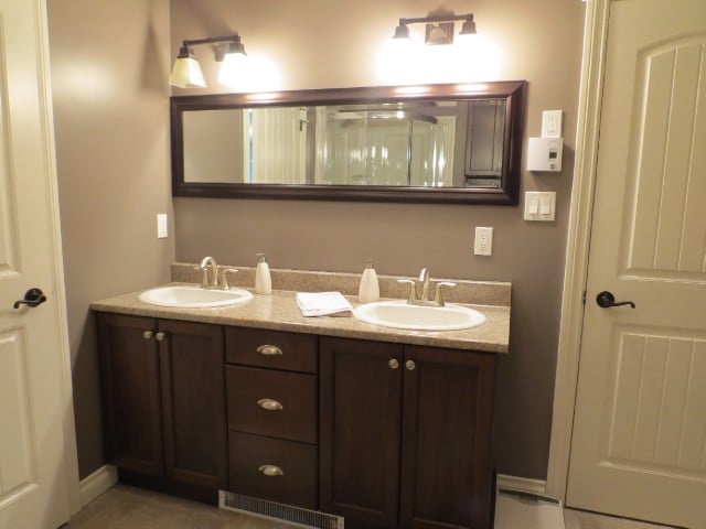 bathroom vanity before