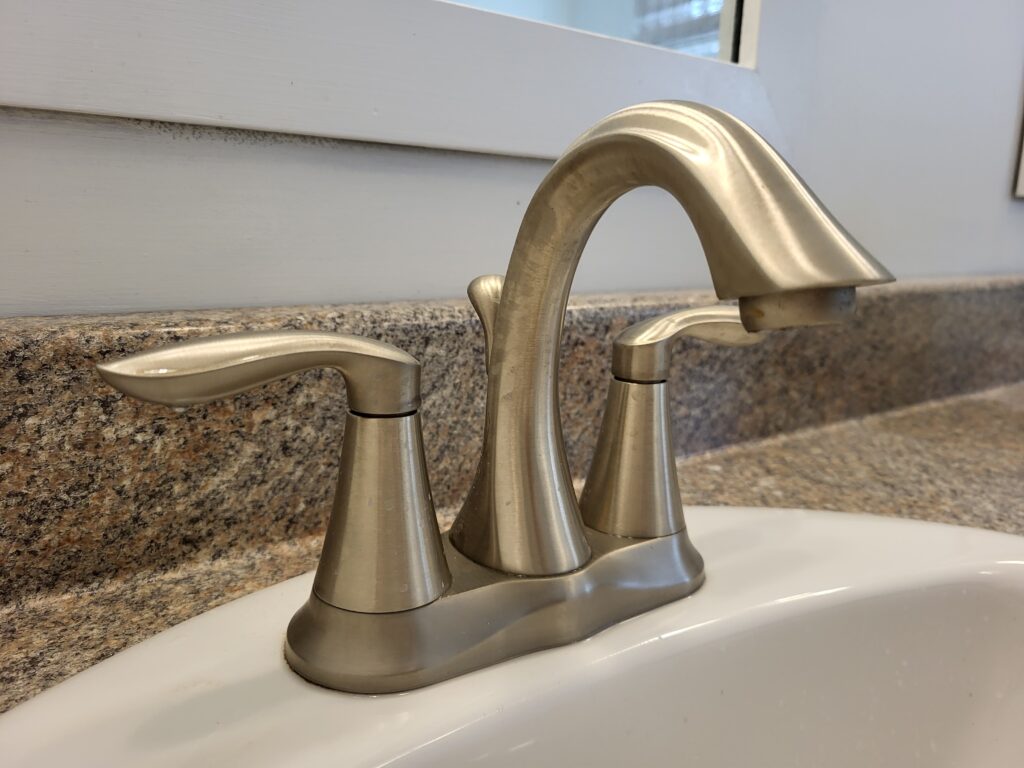 faucet before