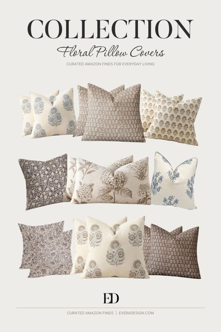 amazon floral pillow covers
