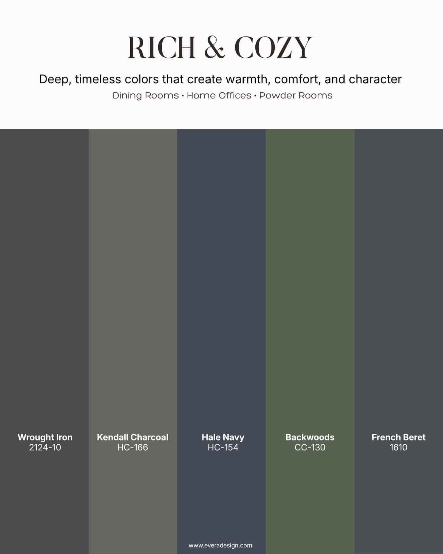 benjamin moore rich and cozy paint colors
