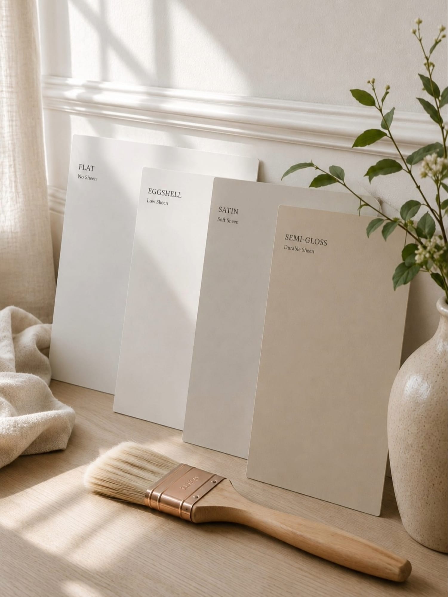 different types of paint finishes