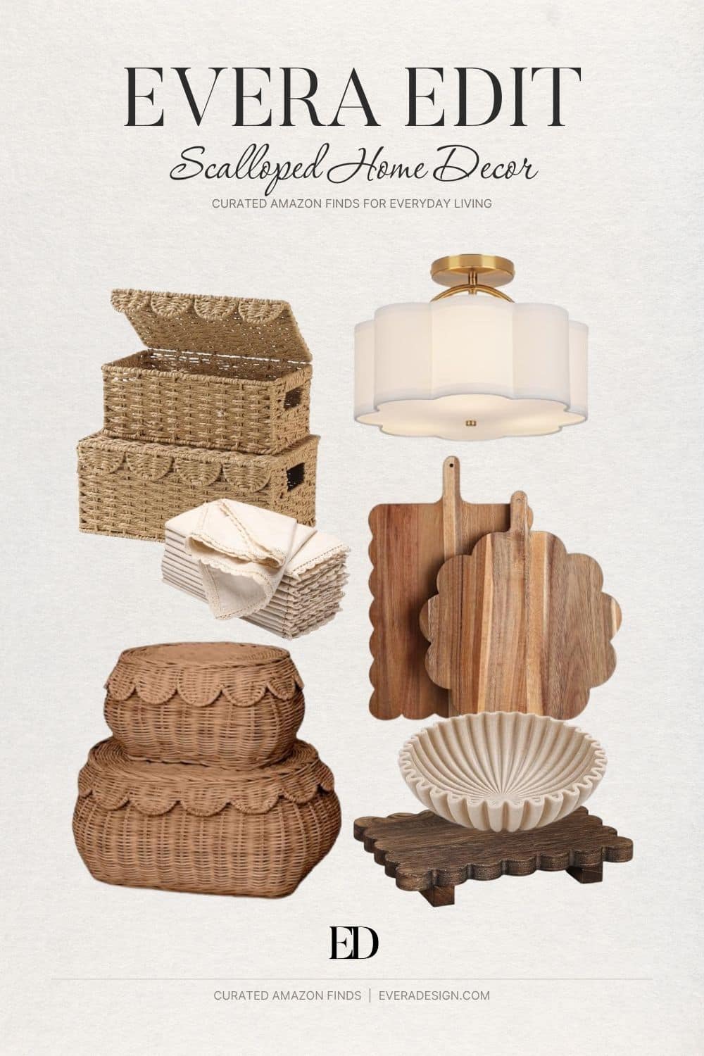 scallop home decor