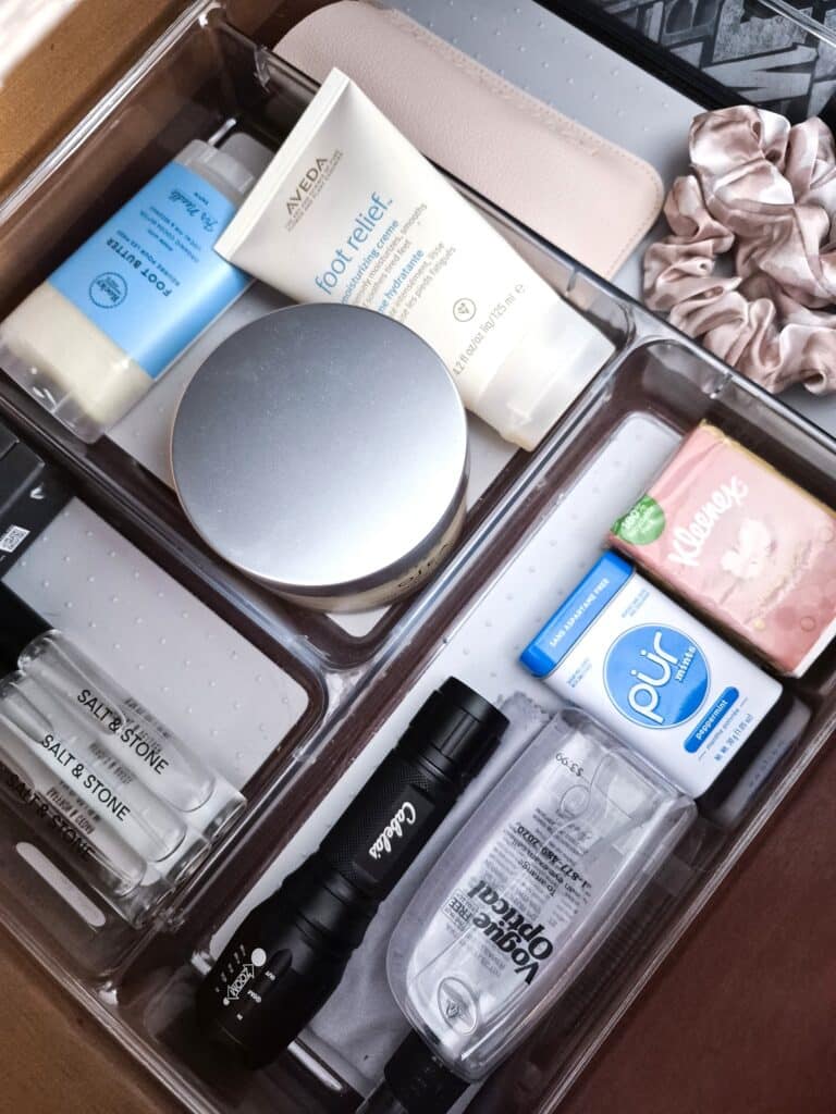 evening routine nightstand essentials