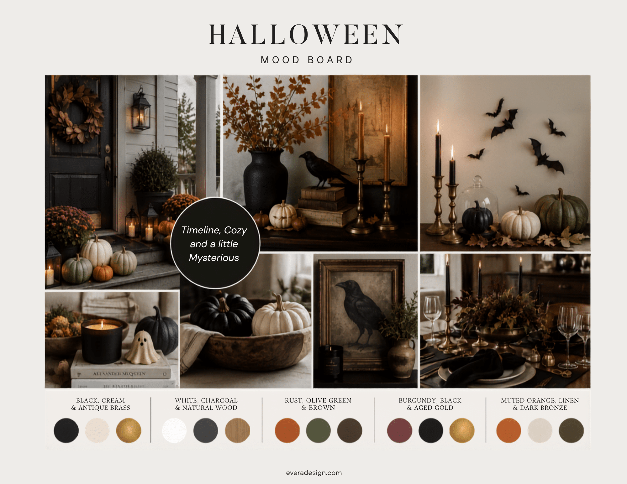 halloween mood board
