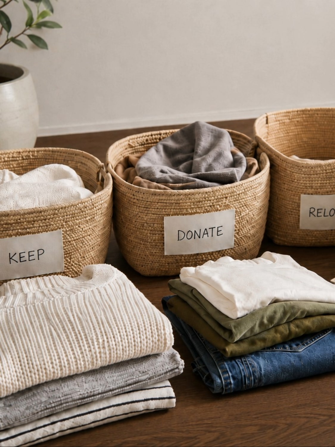 sorting bins_decluttering